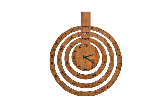 Date Clock - Walnut