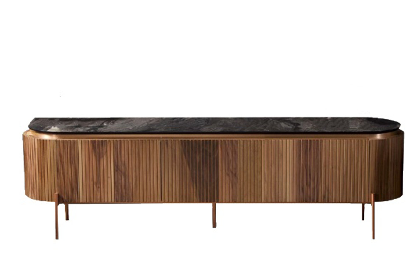 Terra Walnut/Bronze TV Unit