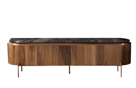 Terra Walnut/Bronze TV Unit