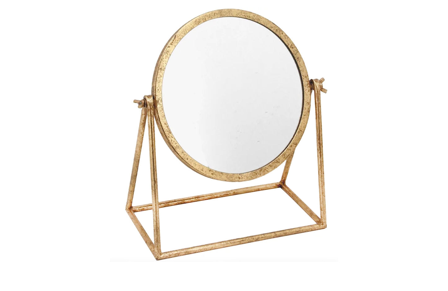 Metal Table Top Mirror