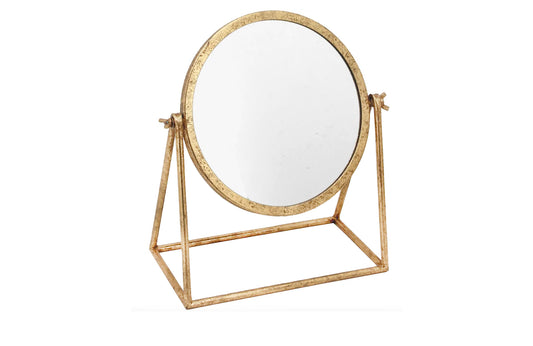 Metal Table Top Mirror