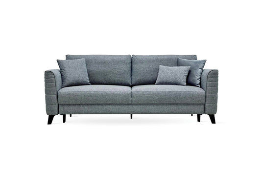 GRACE Upholstered 3-Seat Sofa Bed with Storage