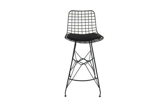 Cage Bar Stool - Black