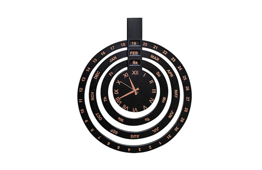 Date Clock - Black