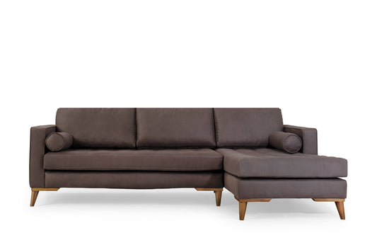 Midtown Sectional Sofa - Ash Brown