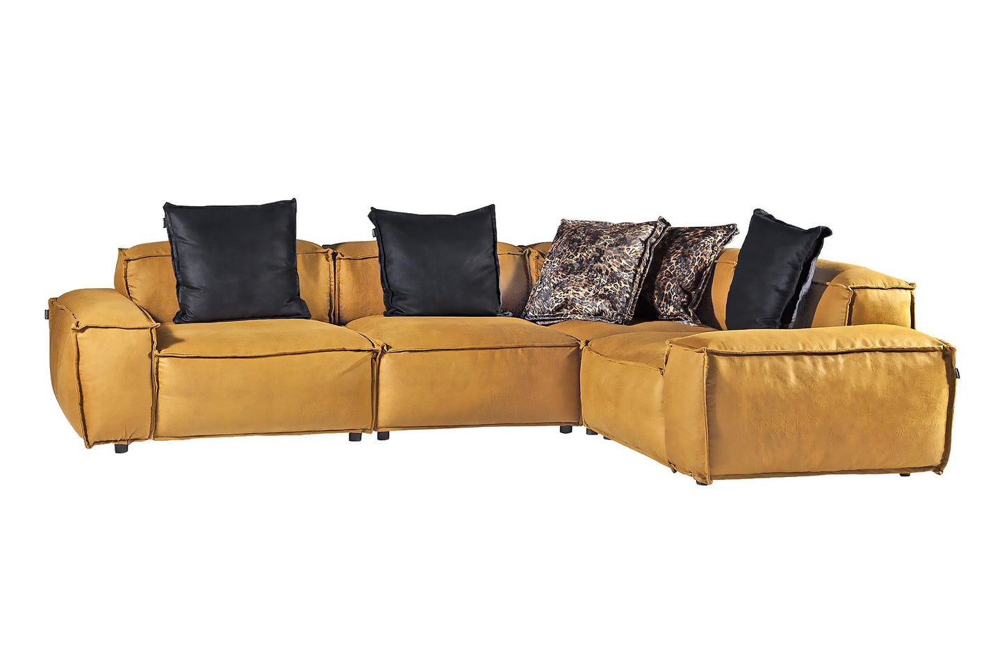 Elia Sectional Sofa - Golden