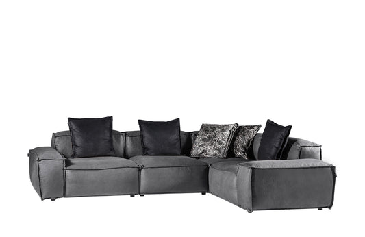 Elia Sectional Sofa - Gray