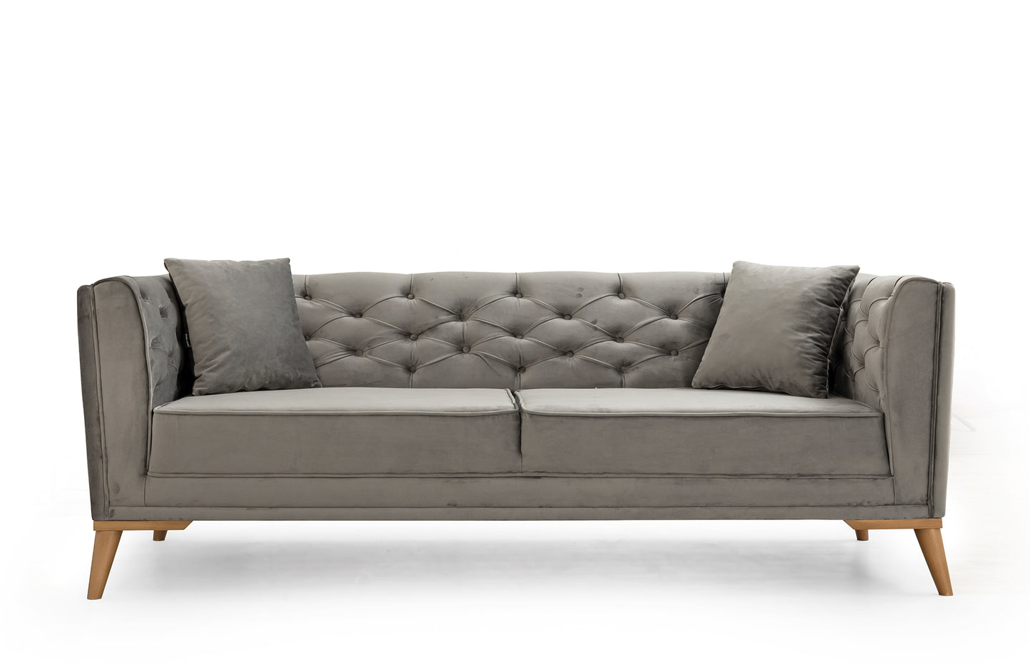 Alice Sofa - Gray - Velvet